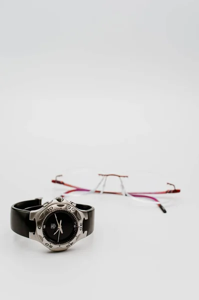 Inverigo Italia Noviembre 2021 Gafas Elegante Reloj Deportivo Titanio Caucho —  Fotos de Stock