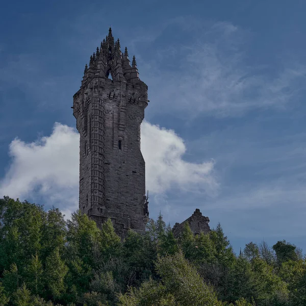Beautiful View National Wallace Monument Clear Blue Sky — Stock Photo, Image