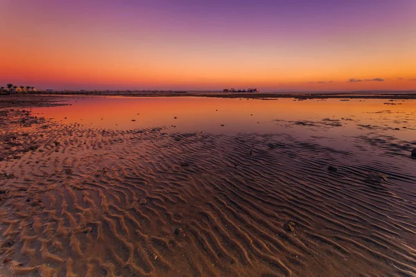 Beautiful Scenery Sunrise Hurghada Egypt — стоковое фото