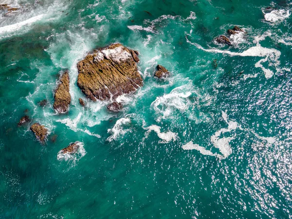 Aerial View Beautiful Seascape Buildings Laguna Beach — 图库照片