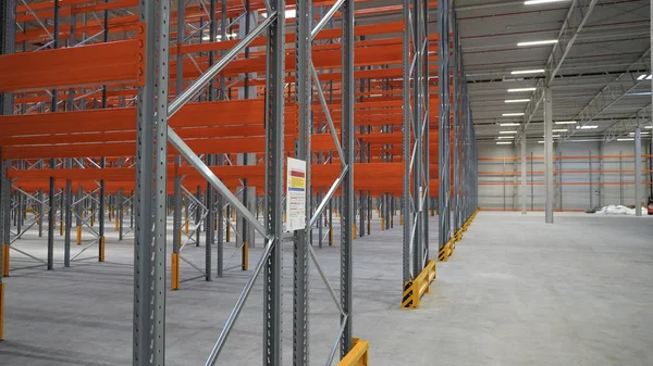 Logistics Warehouse High Racks — Stockfoto