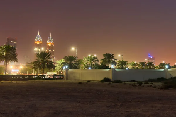 Dubai Egyesült Arab Emirates Sep 2021 Beautiful View Dubai Night — Stock Fotó