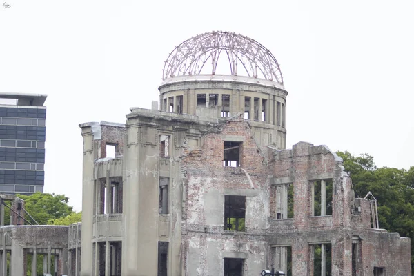 Una Hermosa Vista Cúpula Bomba Atómica Parque Memorial Paz Hiroshima — Foto de Stock