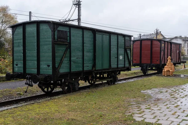 Lontzen Belgique Nov 2021 Mémorial Transport Des Enfants Juifs Herbesthal — Photo