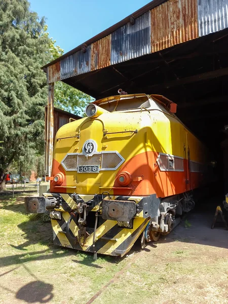 Remedios Escalada Buenos Aires Argentina 2021 Antigua Locomotora Diesel Francesa — Foto de Stock