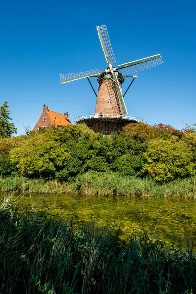 Die Alte Windmühle Goes Genannt Koornbloem Wurde 1801 Erbaut — Stockfoto