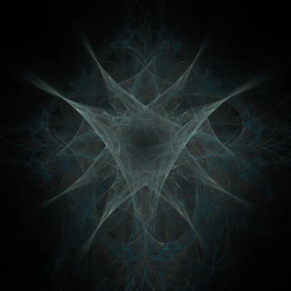 아름다운 프랙탈 형으로 빛나는 에너지 — 스톡 사진