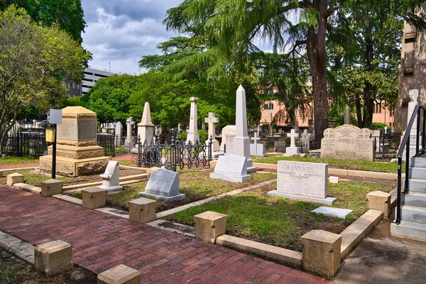 Columbia Estados Unidos Maio 2021 Antigo Cemitério Território Catedral Episcopal — Fotografia de Stock