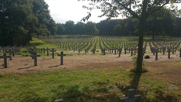 Ysselsteyn Netherlands Sep 2020 German War Cemetery Kriegsgraberstatte Memorial Site — Stock Photo, Image