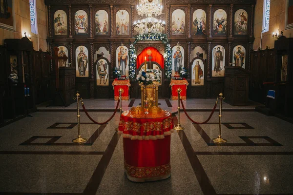 Beautiful Shot Interior Orthodox Church — Stock Photo, Image