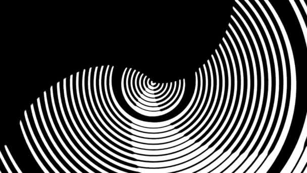 Fond Abstrait Hypnotique Mouvement — Video