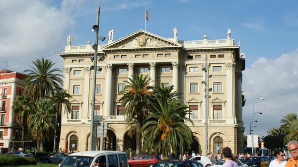 Barcelona España Septiembre 2010 Una Hermosa Vista Del Edificio Del — Foto de Stock