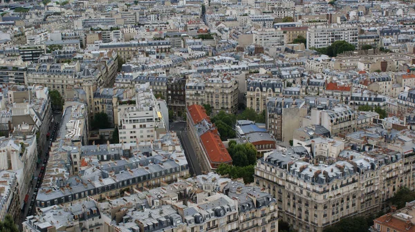 Bird Eye View Champ Mars Eiffel Tower Looking See Entire — Stockfoto