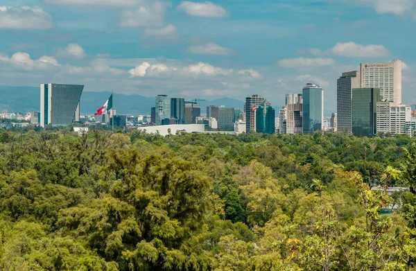 Mexico City Mexico Aug 2021 Panoramic Shot Skyscrapers Hotels Center — Stock Photo, Image