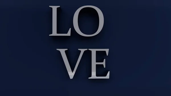 Znak Miłości Wykonane Blachy Stalowej Cięte — Zdjęcie stockowe