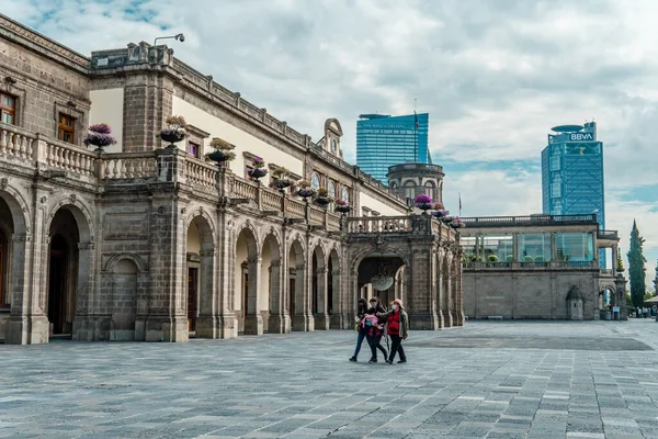 Mexique Mexique Août 2021 Plusieurs Touristes Musée National Histoire Intérieur — Photo