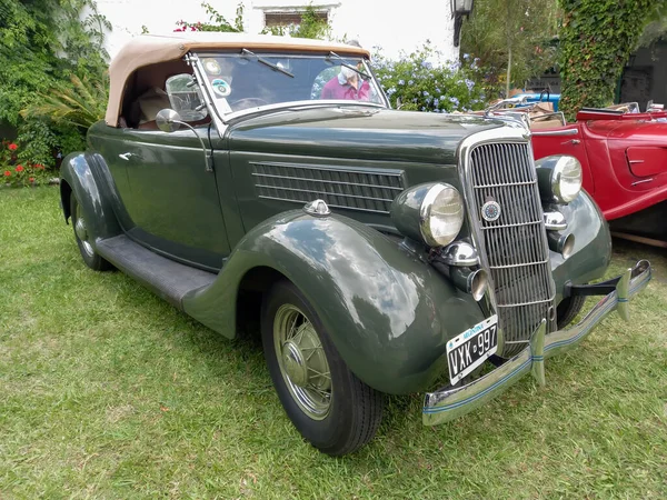 Lomas Zamora Buenos Aires Argentina 2021 Dec Vintage Zöld Ford — Stock Fotó