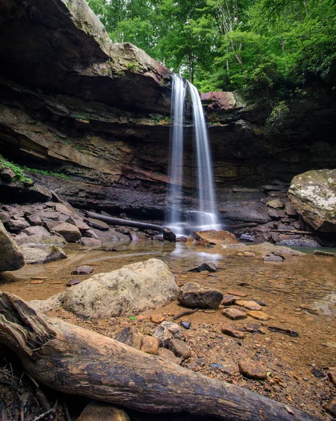 Cucumber Falls Parque Estatal Ohiopyle Pensilvania —  Fotos de Stock