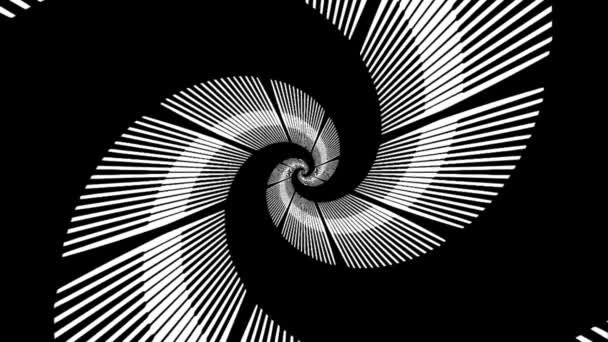 Hypnotische Abstracte Achtergrond Beweging — Stockvideo