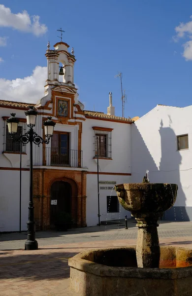 Snímek Krásného Kulturního Domu Huelvě Andalusie Španělsko — Stock fotografie