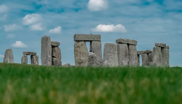 Tiro Stonehenge Com Belo Céu — Fotografia de Stock