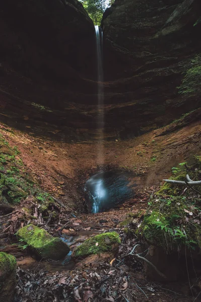 Crystal Falls Hocking State Forest Ohio — Fotografia de Stock