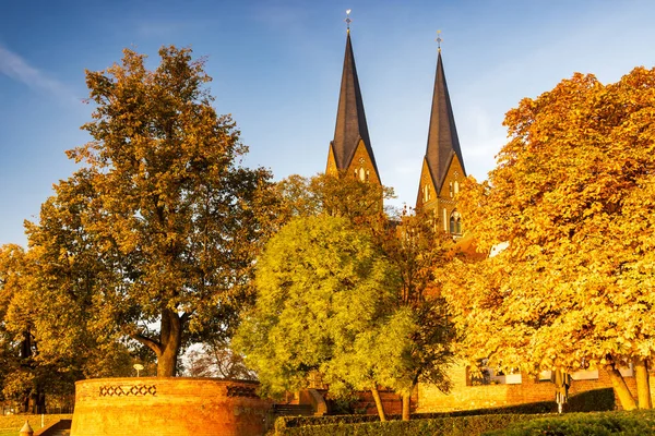 Вид Церковь Троицкого Монастыря Нойруппине Германия — стоковое фото