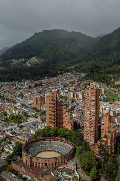 Vertical Shot Santamaria Bullring Bogota Colombia — стокове фото