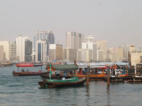 Dubai United Arab Emirates Mrt 2007 Traditionele Boten Baai Van — Stockfoto