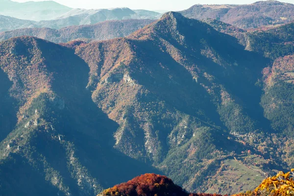 Scenic Shot Mountain Range Autumn — Stock Photo, Image