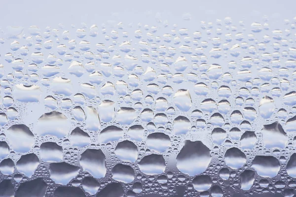 Macro Shot Condensate Window Water Droplets — Stockfoto