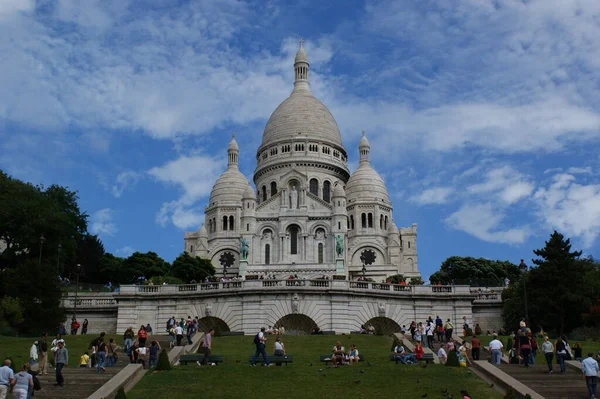 Paris France Août 2008 Une Belle Vue Sur Basilique Sacré — Photo