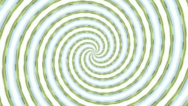 Animacja Spirali Zielonej Pętli — Wideo stockowe