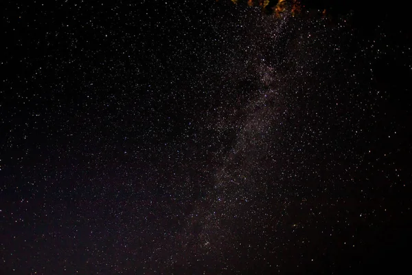 Melkweg Donkere Nachtelijke Hemel — Stockfoto
