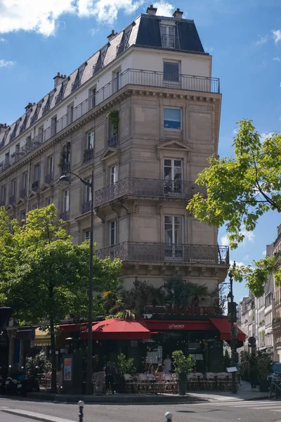 Паріс Франція Червня 2021 Вертикальний Вид Чудового Дня Парижі Франція — стокове фото