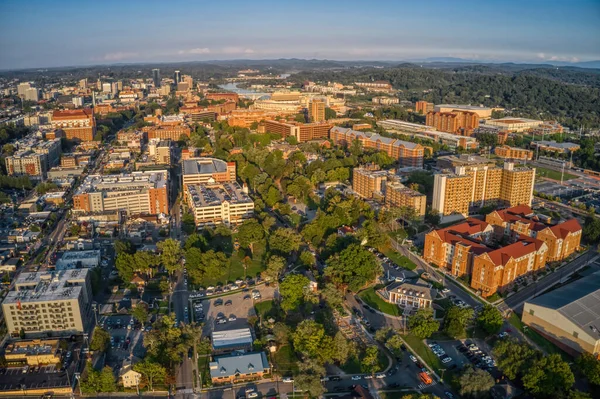 Aerial Shot Large Public University Knoxville Tennessee — Foto Stock