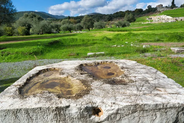 Het Oude Messina Een Zeer Goed Bewaard Gebleven Archeologische Vindplaats — Stockfoto