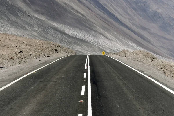 New Highway Built Sandy Hills Northern Part Chile — Fotografia de Stock