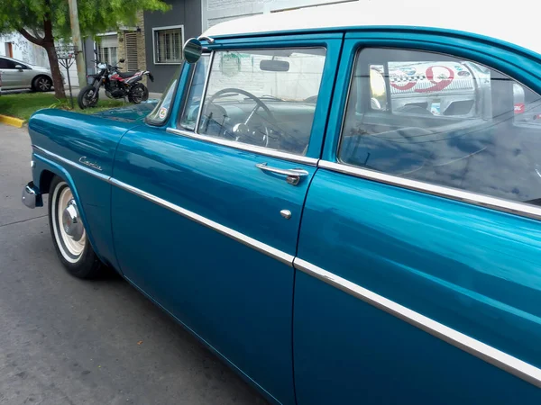 Lomas Zamora Buenos Aires Argentina Dec 2021 Vintage Blue Ford — Stock Photo, Image