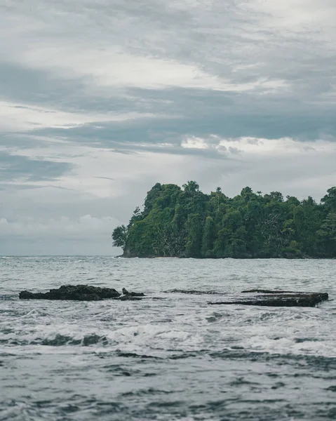 Beautiful Landscape Waving Sea Costa Rica — Stockfoto