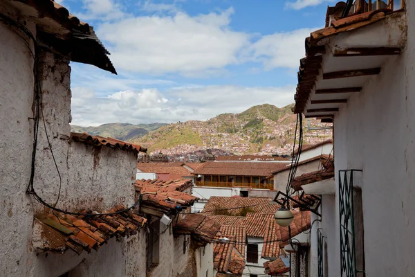 Cusco Peru Maggio 2018 Bellissimo Scatto Dei Tetti Delle Case — Foto Stock