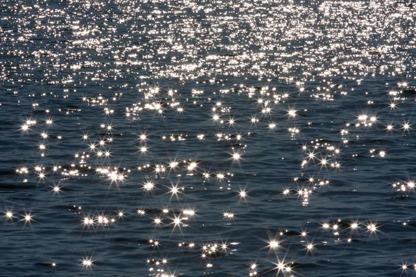 Közeli Napsugarak Óceánon Tökéletes Tapéták Hátterek — Stock Fotó