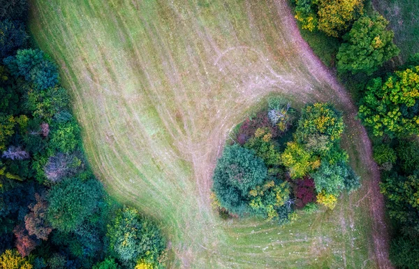 Letecký Snímek Hornaté Krajiny — Stock fotografie