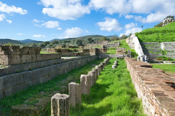 Antigua Grecia Messina Uno Los Más Importantes Tamaño Tiene Solo —  Fotos de Stock