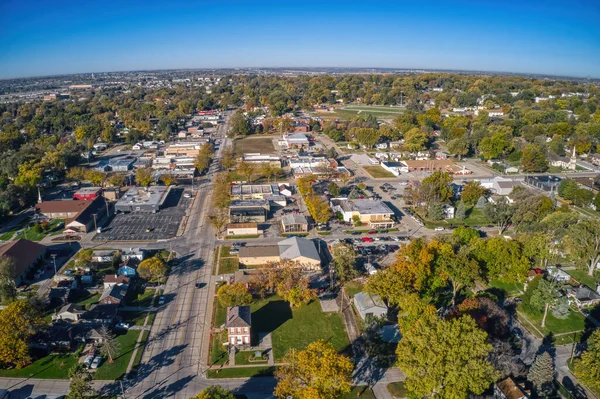 Nebraska Daki Bellevue Nin Omaha Banliyösünün Hava Görüntüsü — Stok fotoğraf