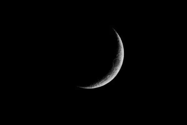 Beautiful Shot Crescent Moon Night Sky — Photo