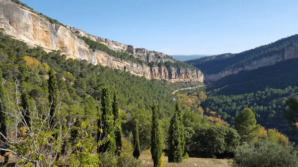 Uma Bela Vista Uma Serrania Conquense Priego Cuenca Espanha — Fotografia de Stock