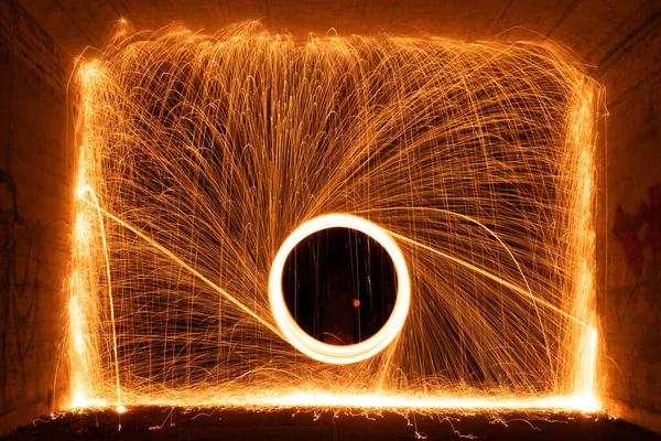 A ring of fire in the tunnel
