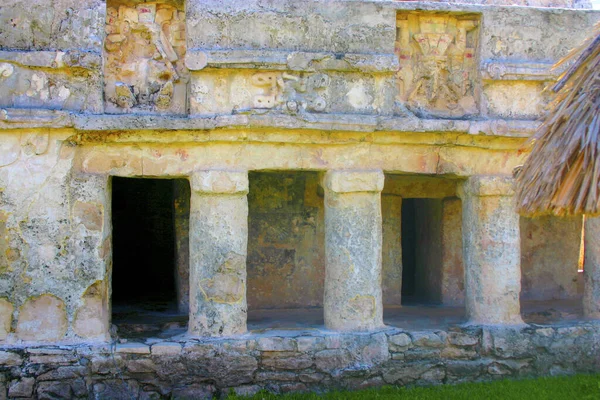 Mayan Construction Tulum Mexico — Fotografia de Stock
