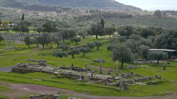 Antik Yunan Messina Boyut Olarak Önemli Olanıdır Sadece Kutsal Kamu — Stok fotoğraf
